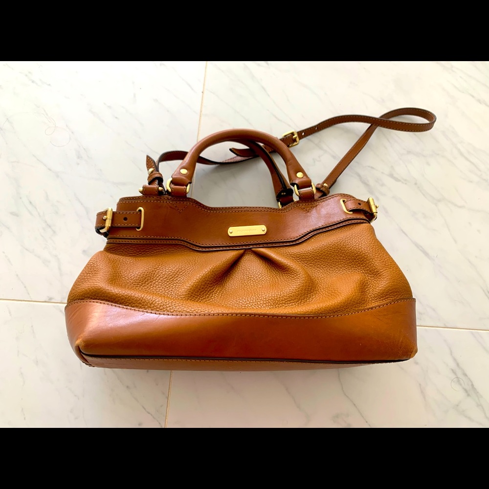 Burberry Camel Leather Handbag